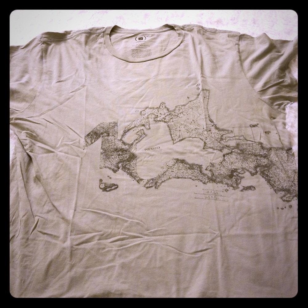 Vintage Gap Shun Kawakami INSPI(red) Graphic Tee